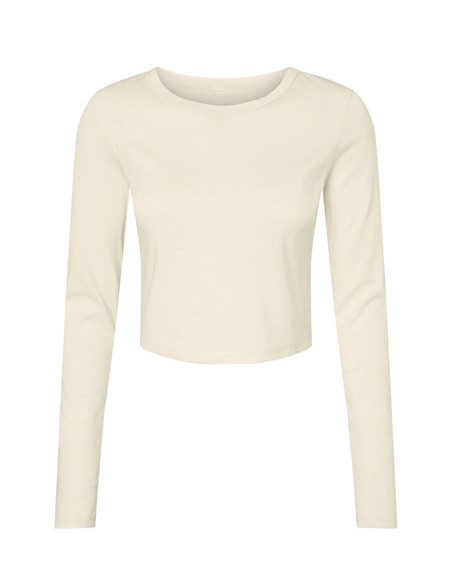 BEL-1501-Womens Micro Rib Long Sleeve Baby Tee 2